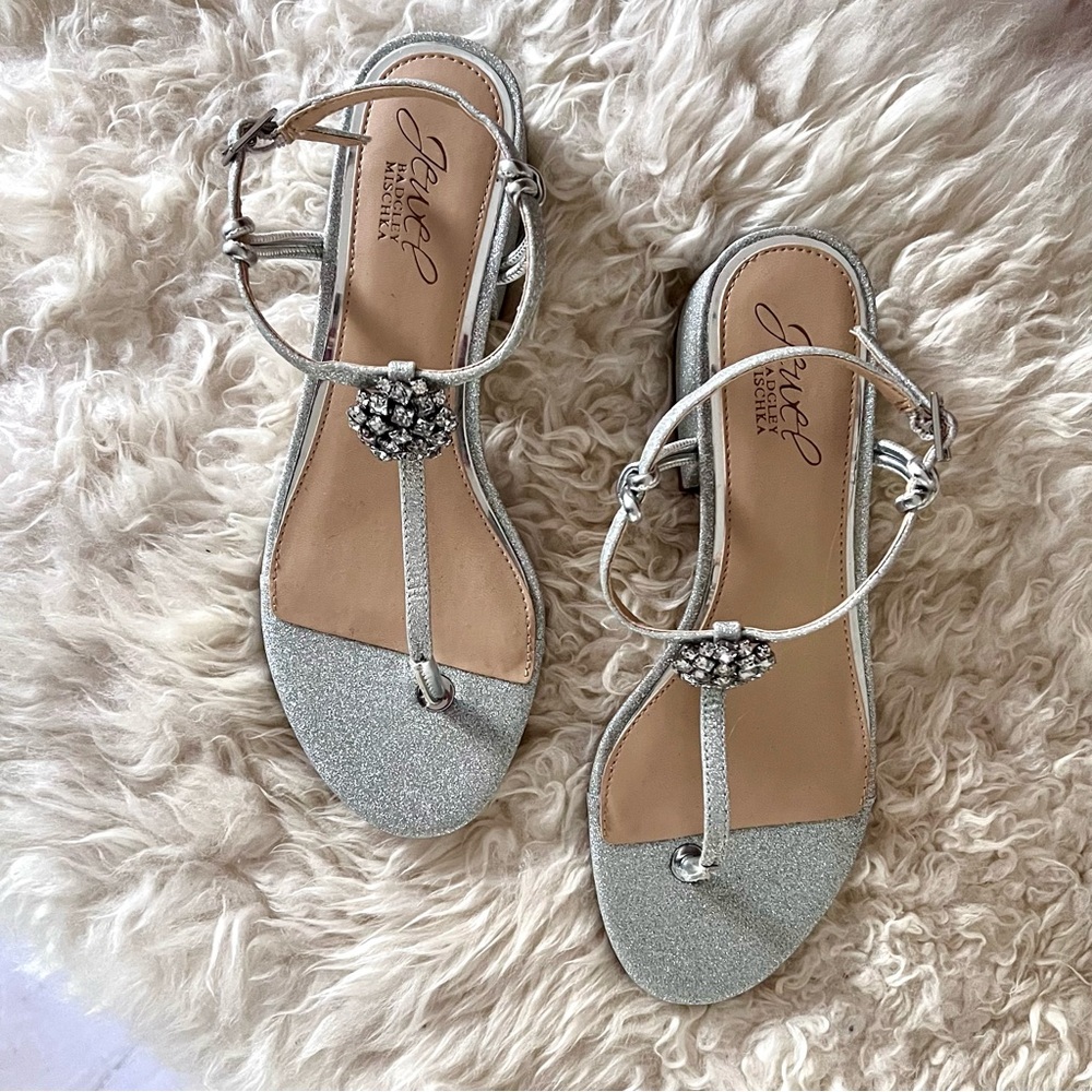 NWOB Jewel Badgley Mischka Women's Evening Sandal
